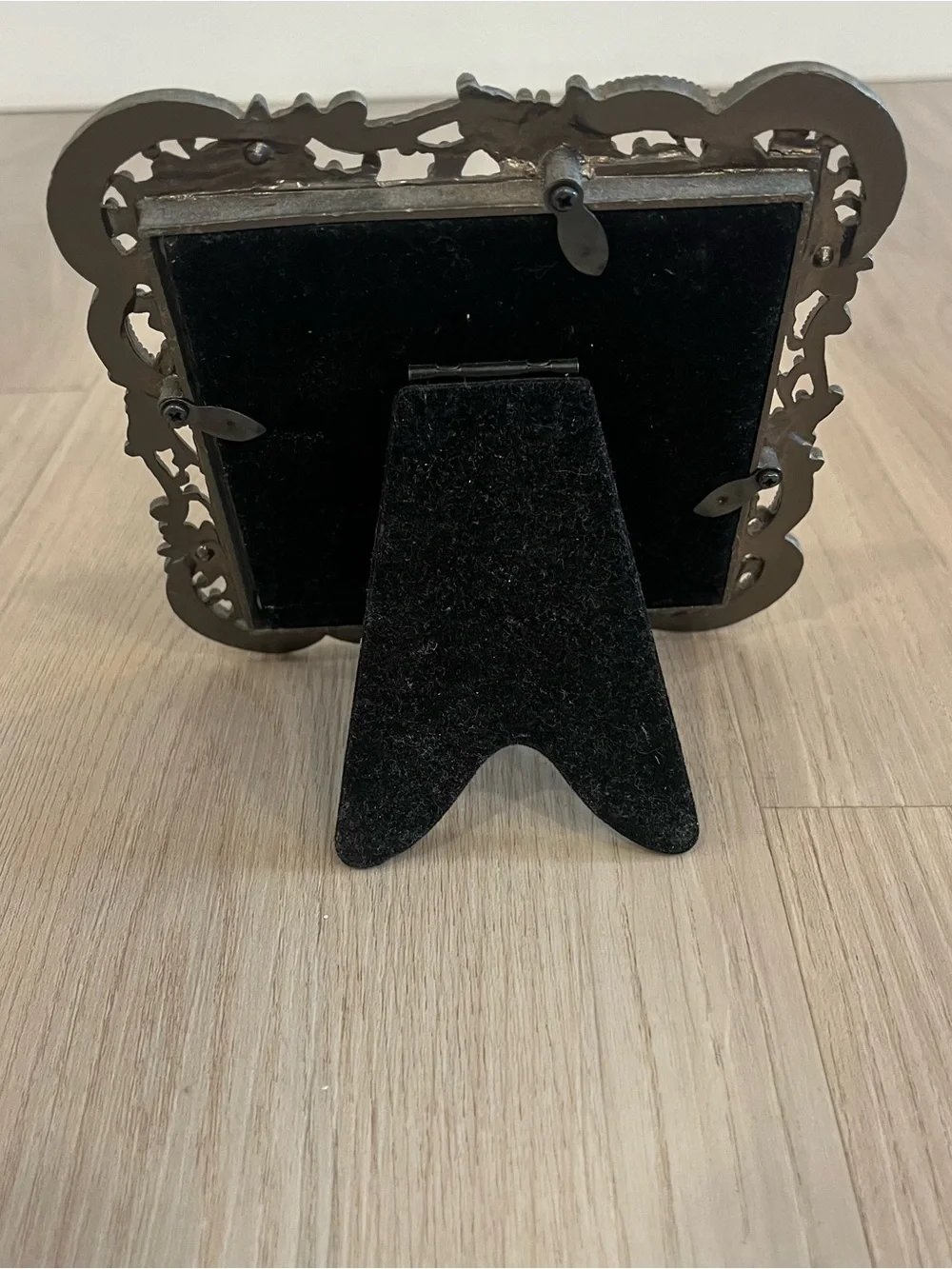 Ornate Celestial Metal Photo Frame Vintage